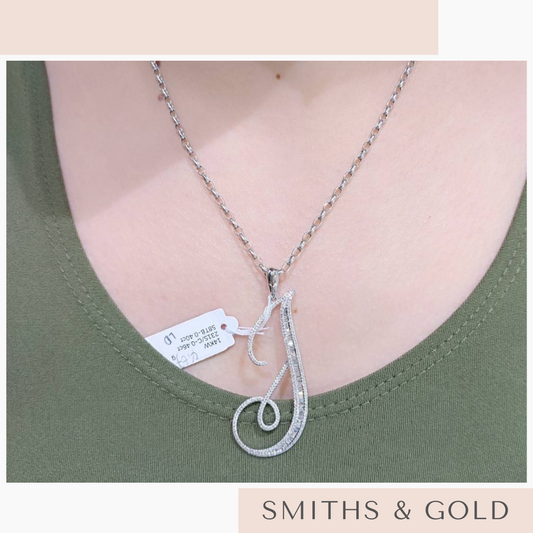 I Diamond Pendant Big