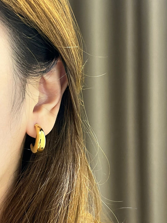 Chunky Hoop Earrings