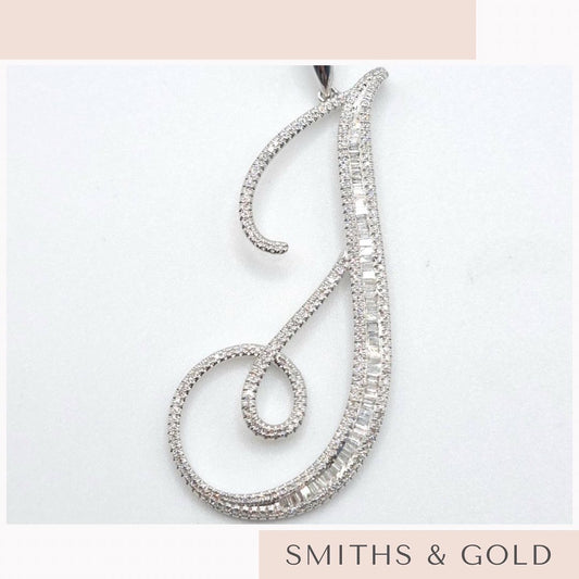 I Diamond Pendant Big