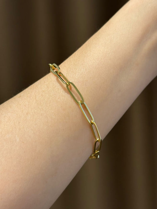 Paperclip Chain Bracelet