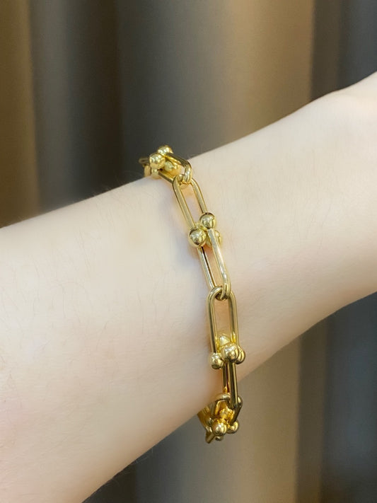 Paperclip Link Bracelet