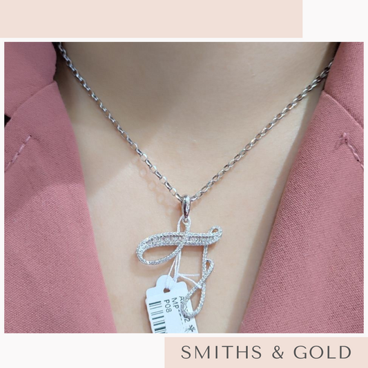 T Diamond Pendant Small