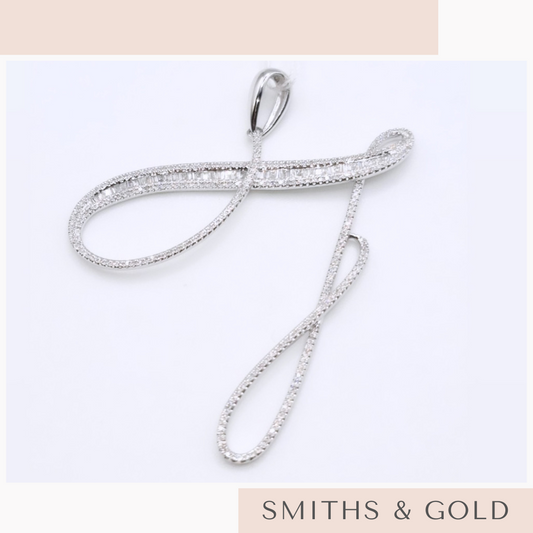 T Diamond Pendant Big