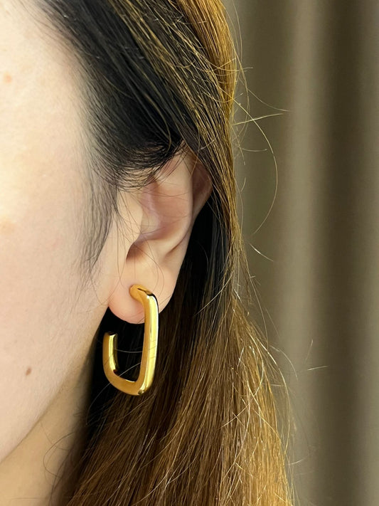 Geometric Hoop Earrings