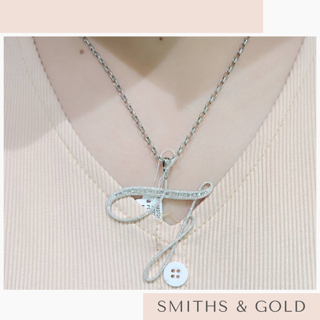 T Diamond Pendant Big