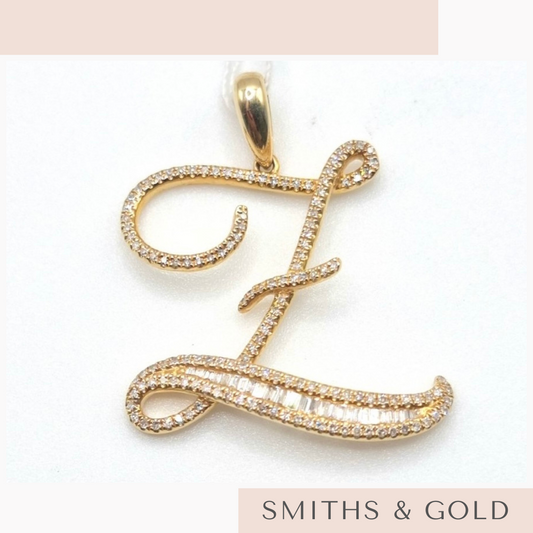 Z Diamond Pendant Small