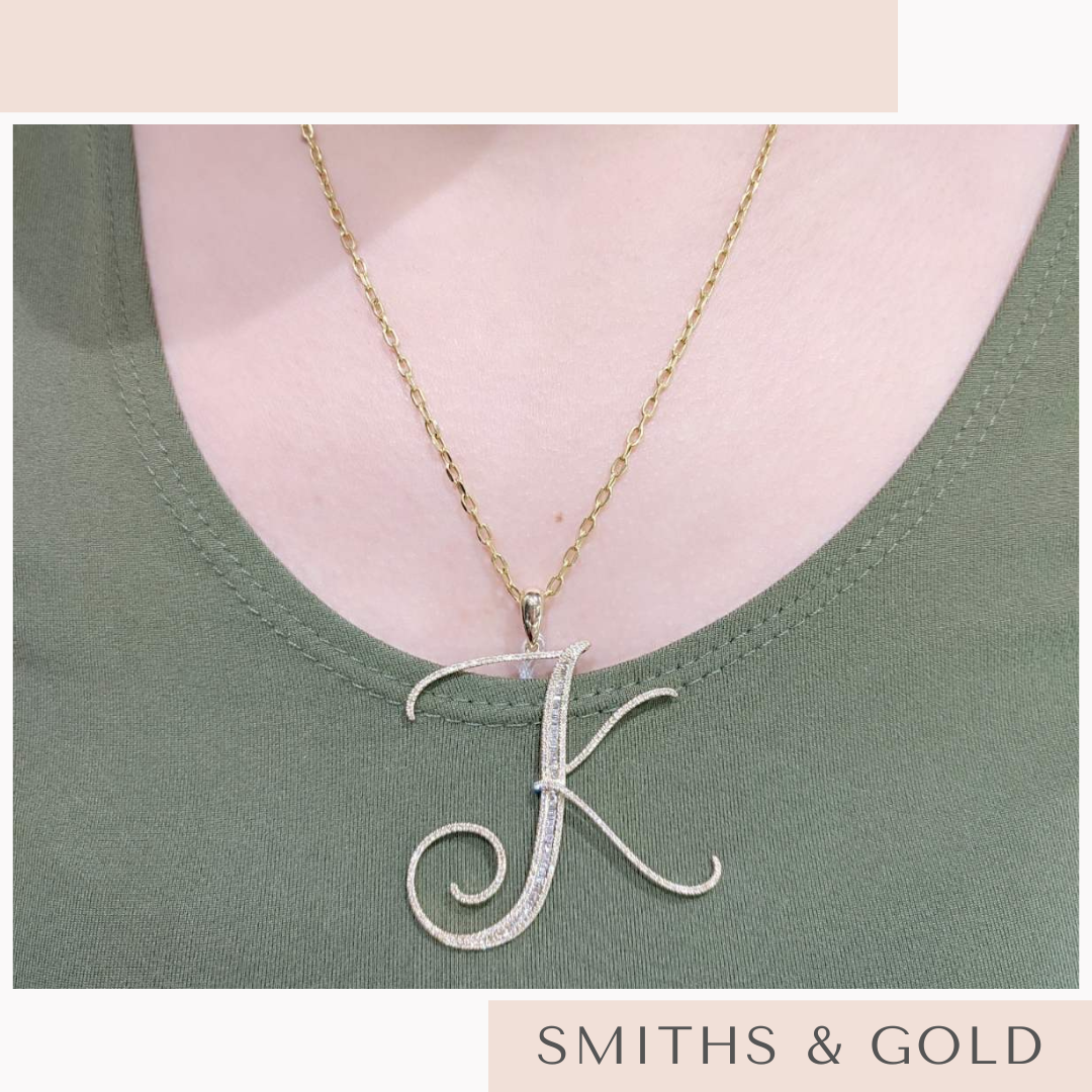 K Diamond Pendant Big