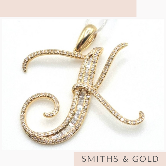 K Diamond Pendant Small