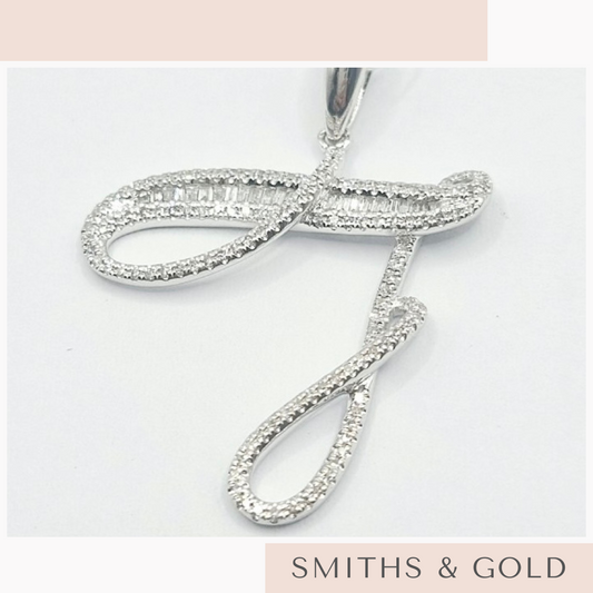 T Diamond Pendant Small