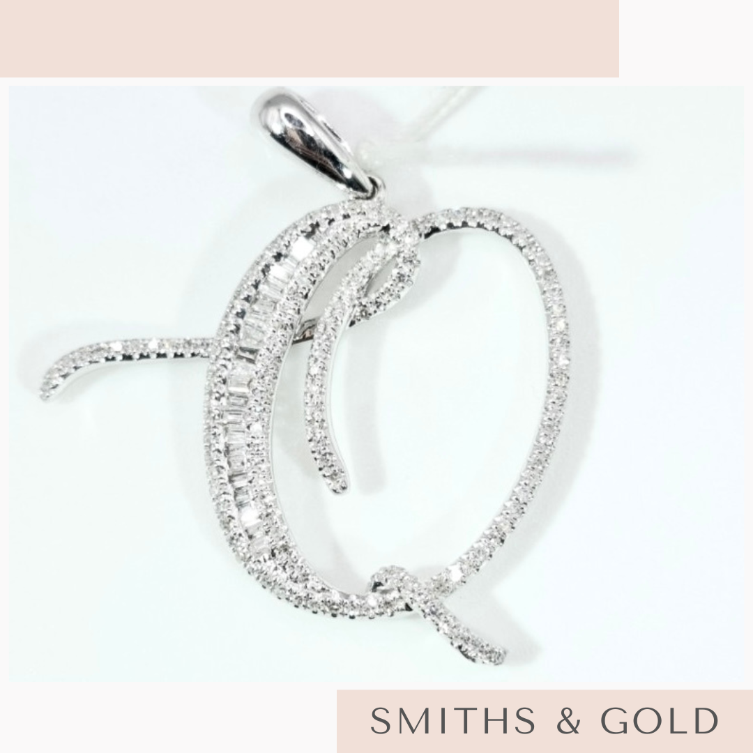 Q Diamond Pendant Small