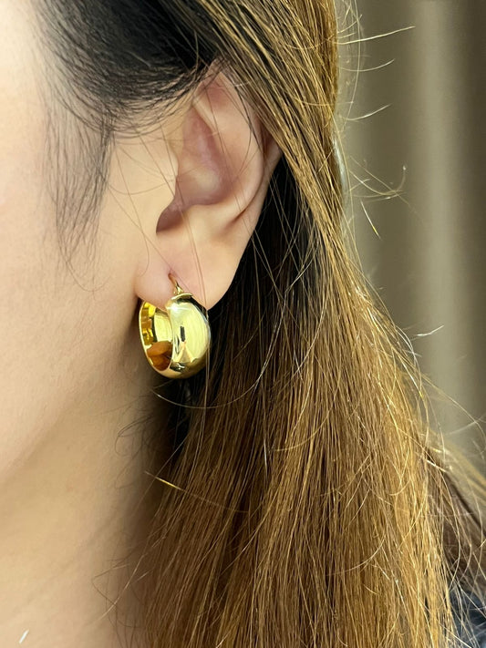 Bold Chunky Hoop Earrings