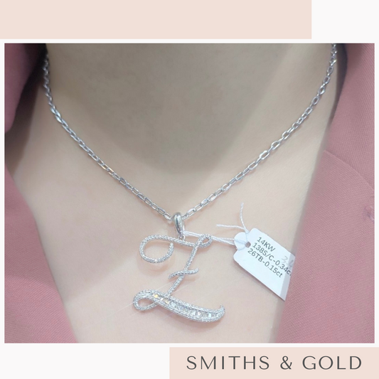 Z Diamond Pendant Small