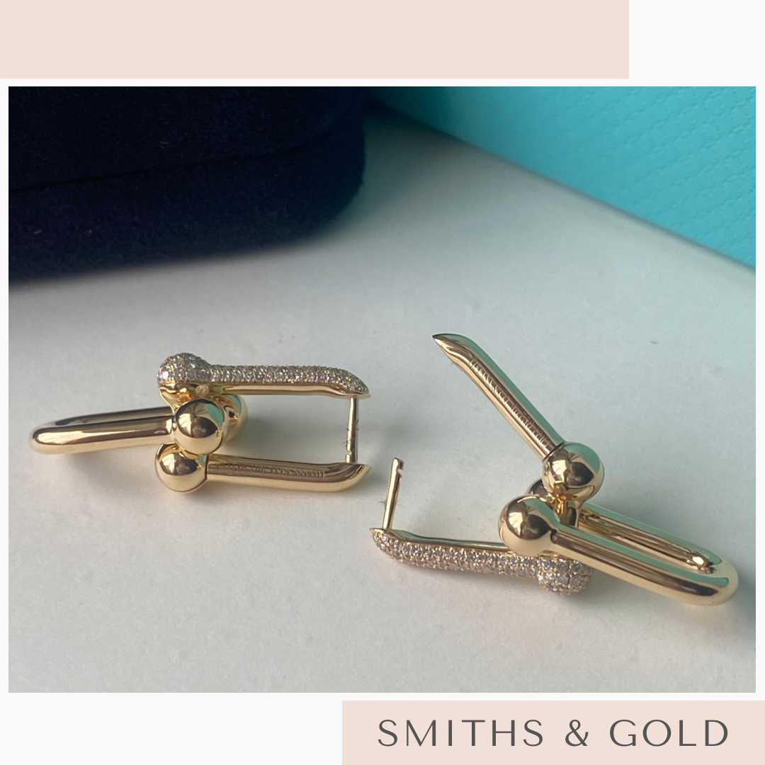 Hardware Diamond Earrings