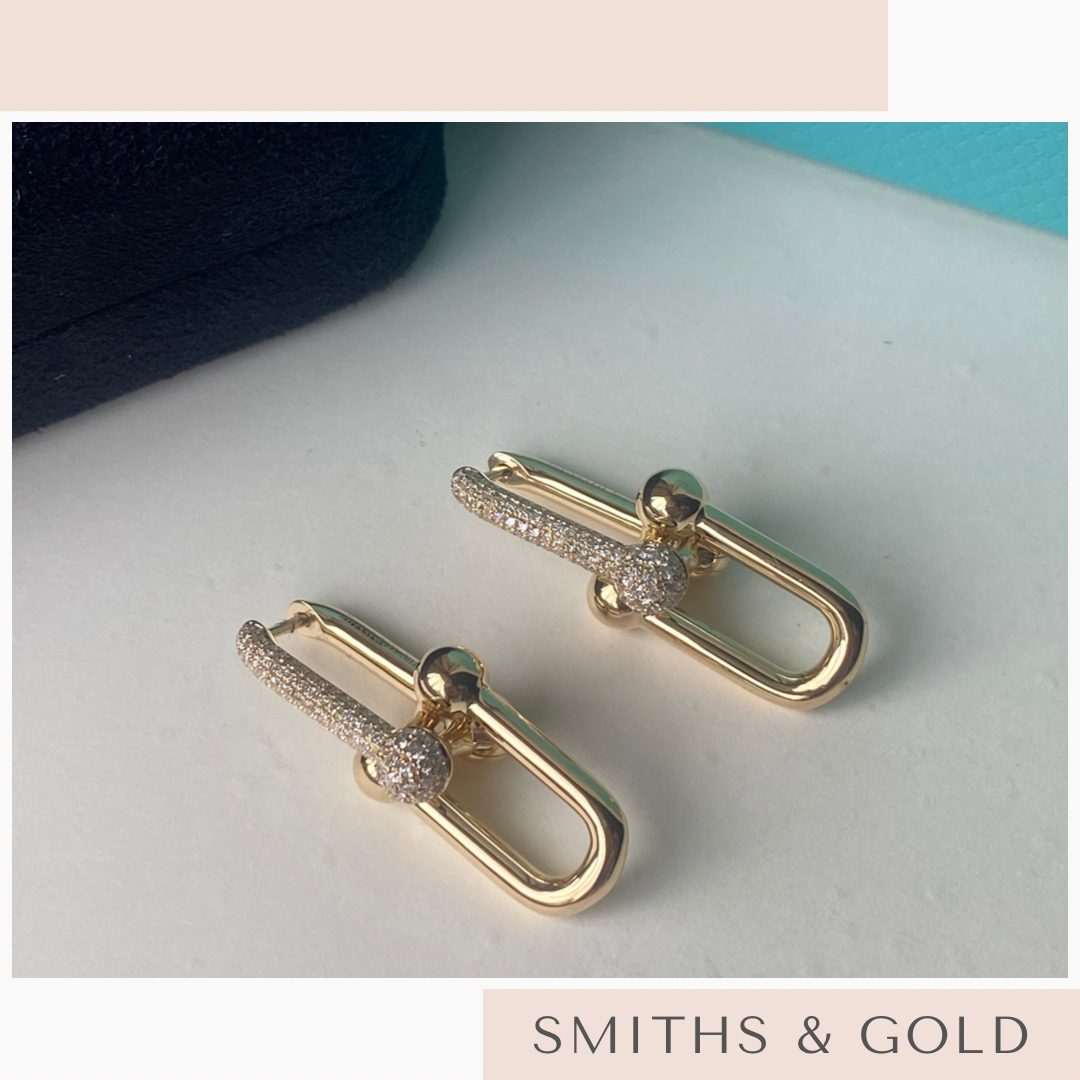 Hardware Diamond Earrings