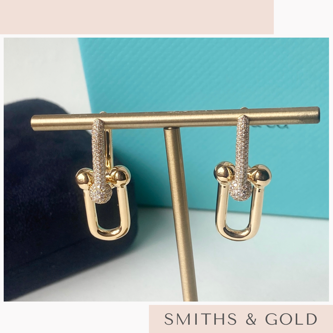 Hardware Diamond Earrings