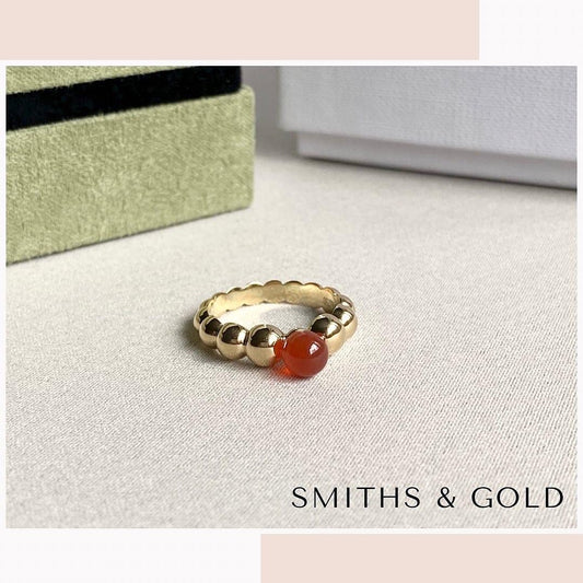 Carnelian Bubble Ring