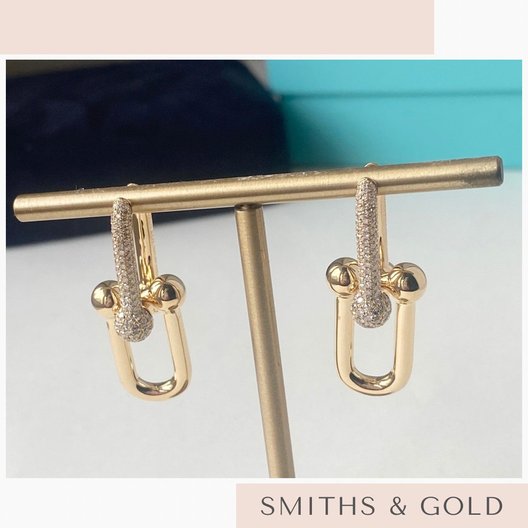 Hardware Diamond Earrings