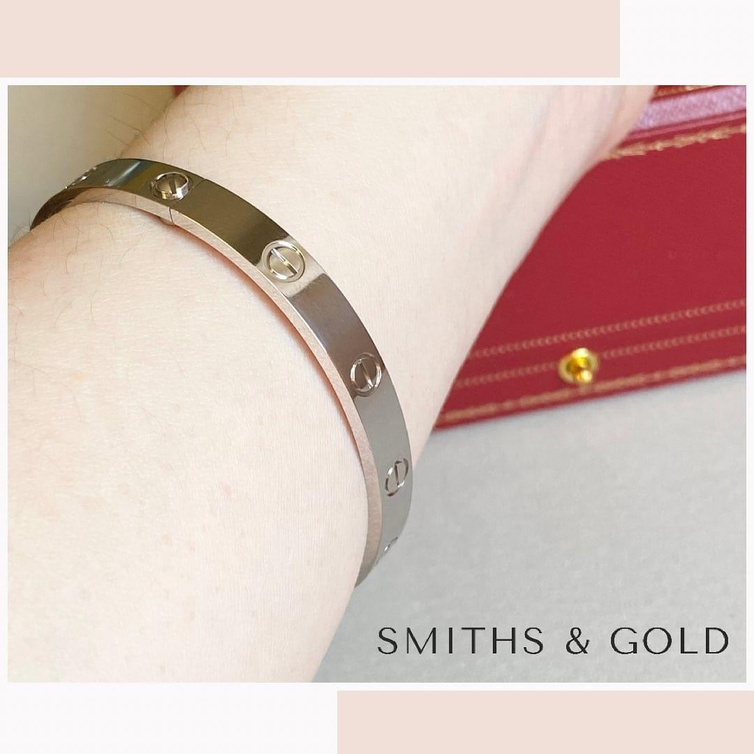 White Gold Bangle