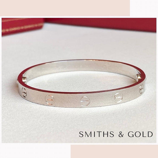 White Gold Bangle