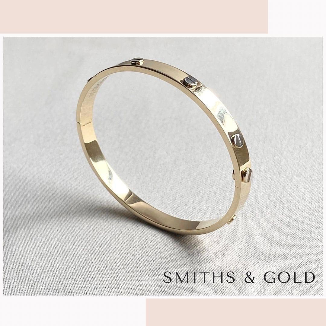 Gold Two Tone Bangle