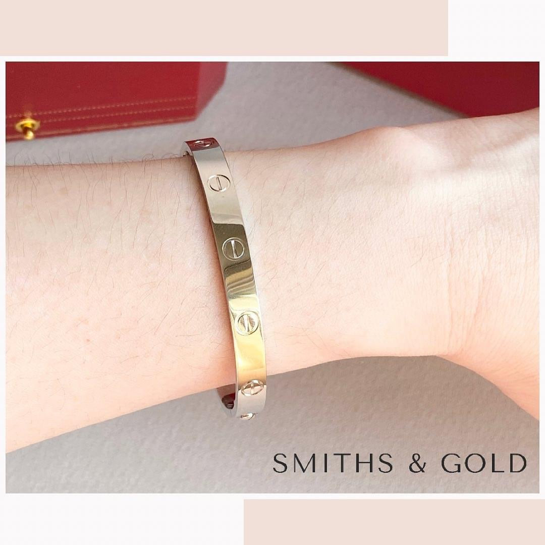 White Gold Bangle