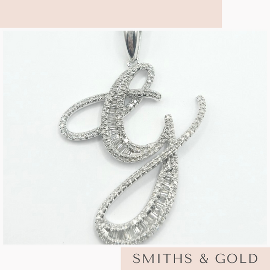 G Diamond Pendant Small