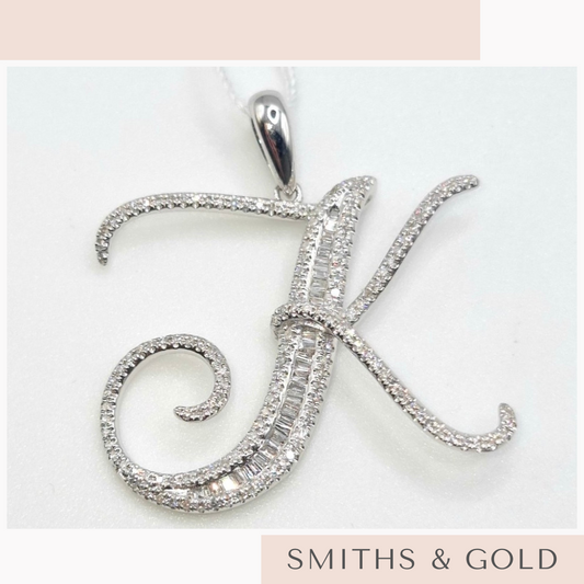 K Diamond Pendant Small