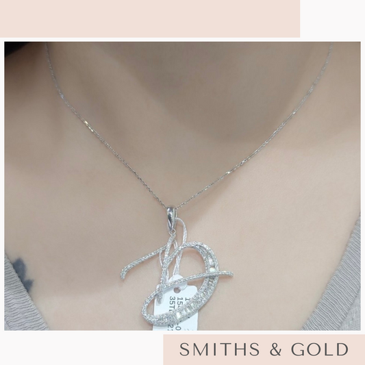 D Diamond Pendant Small