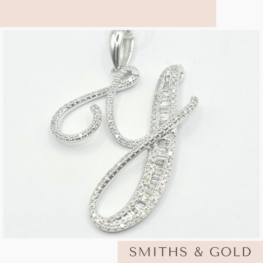 Y Diamond Pendant Small